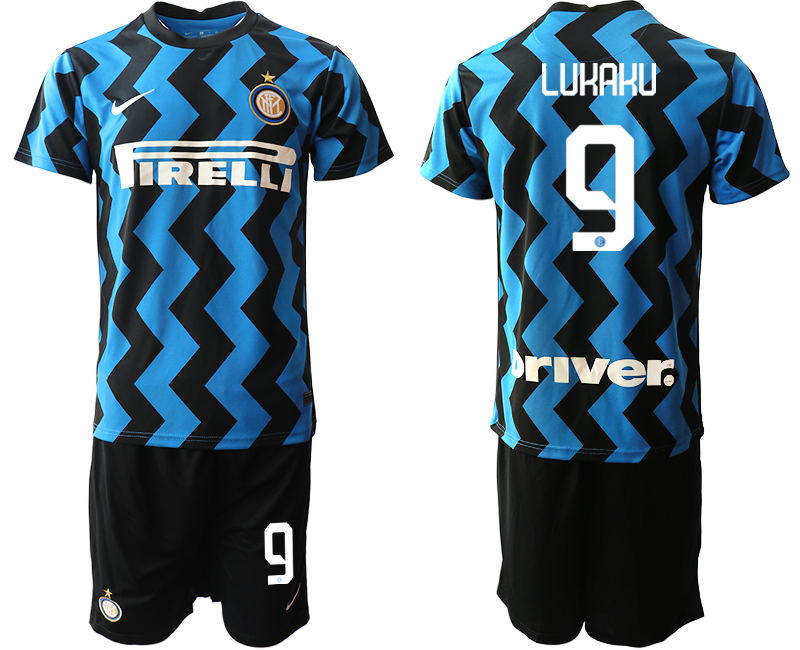 Men 2020-2021 club Inter milan home #9 blue Soccer Jerseys->inter milan jersey->Soccer Club Jersey